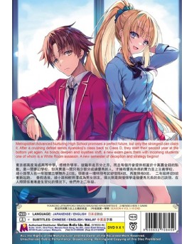 ENG DUB * YOUKOSO JITSURYOKU SHIJOU SHUGI NO KYOUSHITSU E : 2-NENSEI-HEN 1 GAKKI (SEASON 4) VOL.1-16 END 